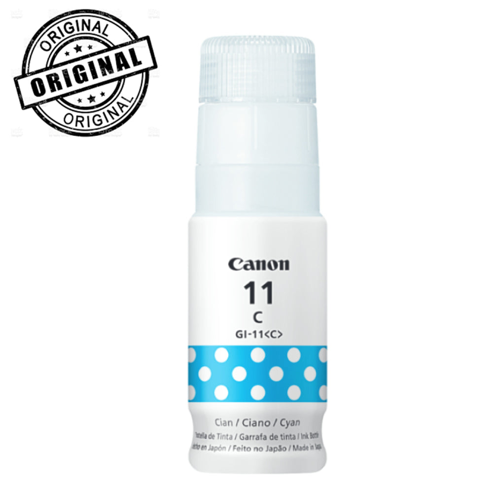 BOTELLA DE TINTA CANON  GI11C PARA G2160G3160G6010 CYAN