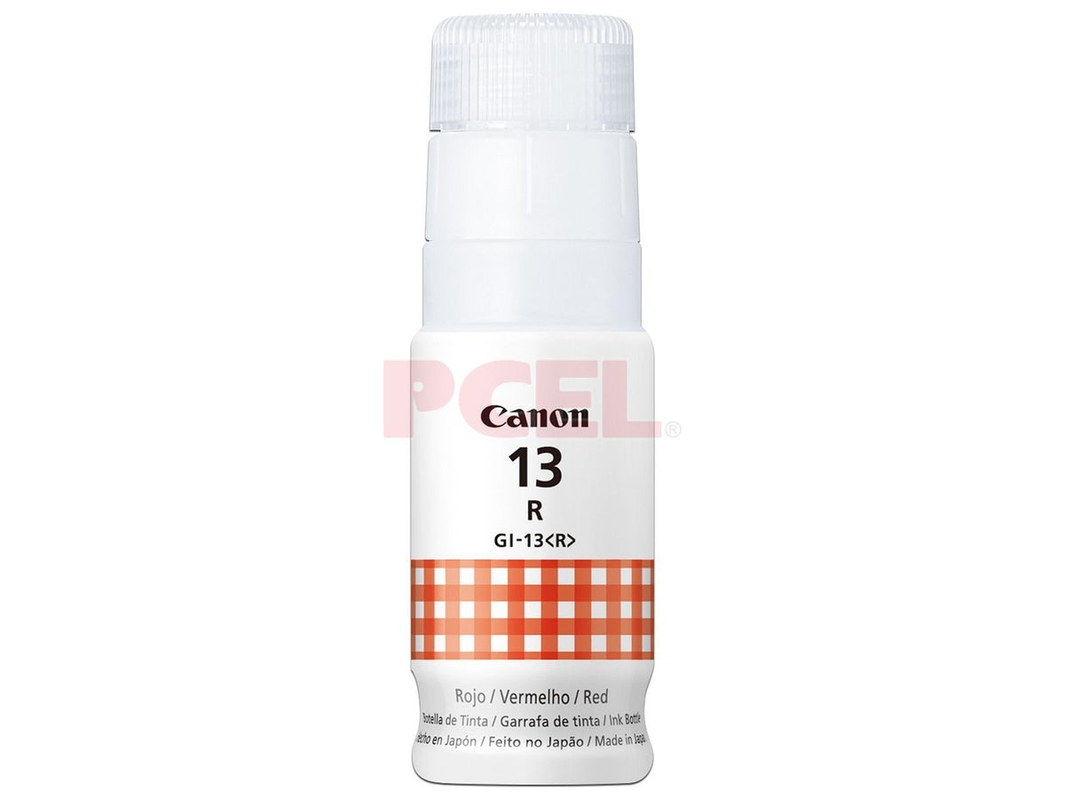 BOTELLA DE TINTA CANON  GI13 PARA PIXMA G610 PHOTO RED