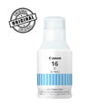 BOTELLA DE TINTA CANON  GI16 PARA MAXIFY 6010 CYAN