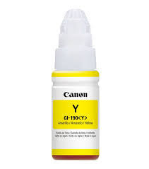 BOTELLA DE TINTA CANON  GI190 PARA PIXMA G1100G2100 YELLOW
