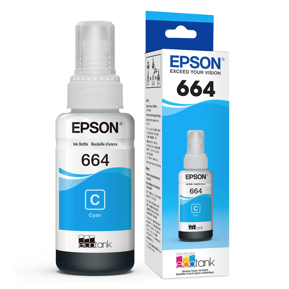 BOTELLA DE TINTA EPSON  PARA 120L210L220L380L395L575 CYAN
