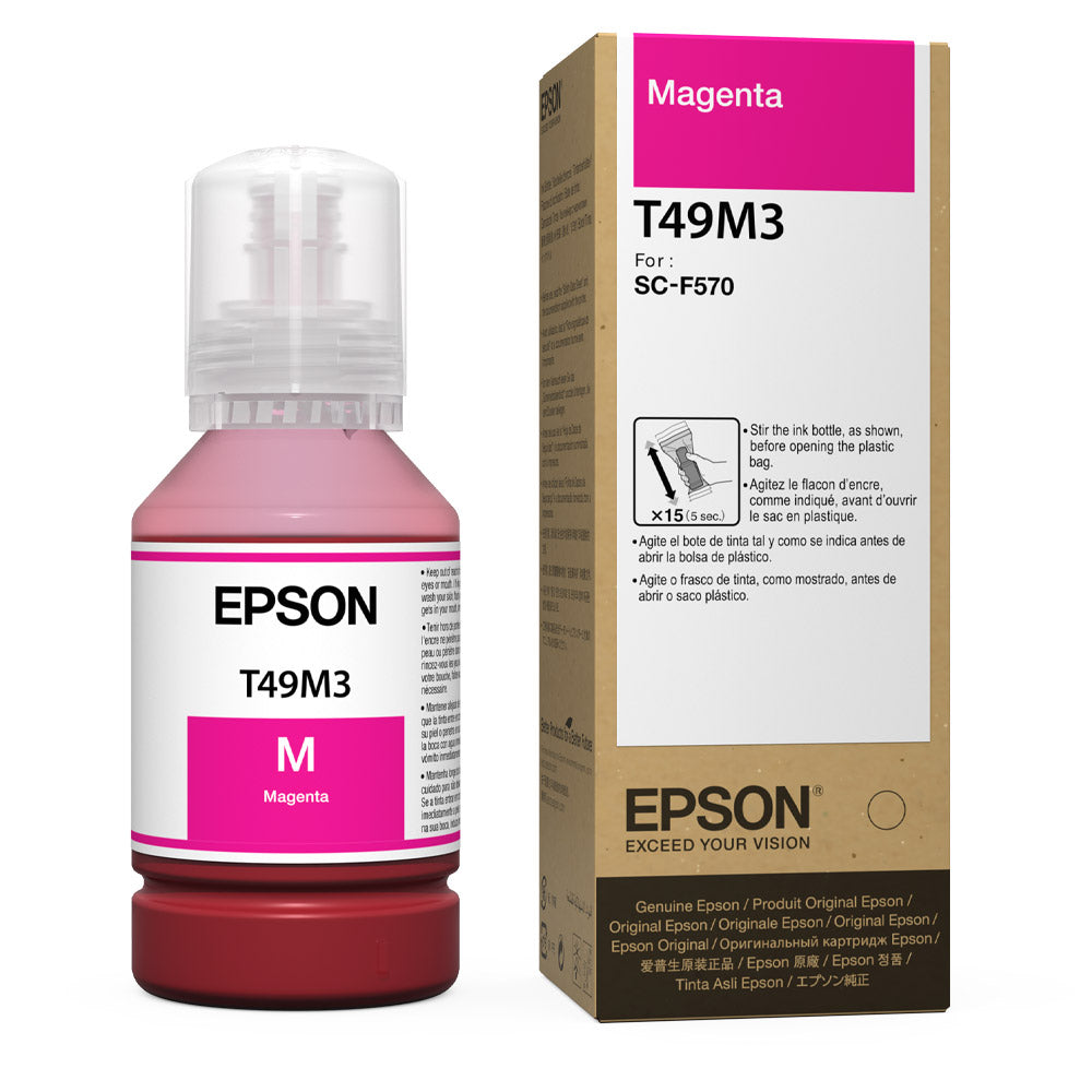 BOTELLA DE TINTA EPSON  PARA F170F570140MLMAGENTA