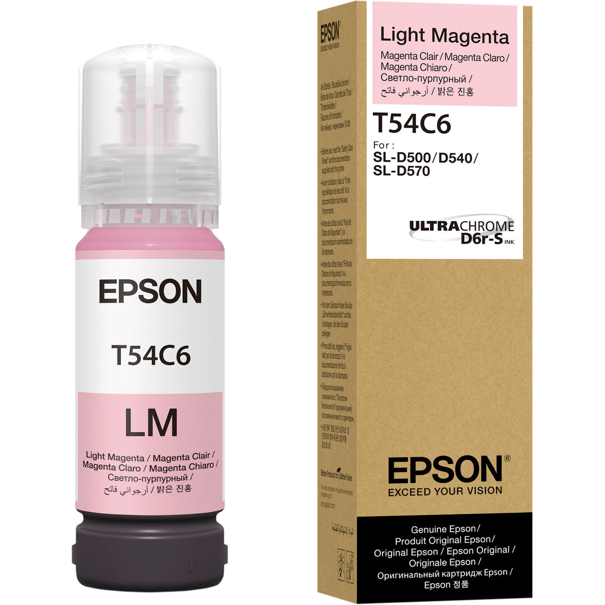 BOTELLA DE TINTA EPSON  ULTRACHROME D6RS PARA SURELAB D570 LIGHT MAGENTA