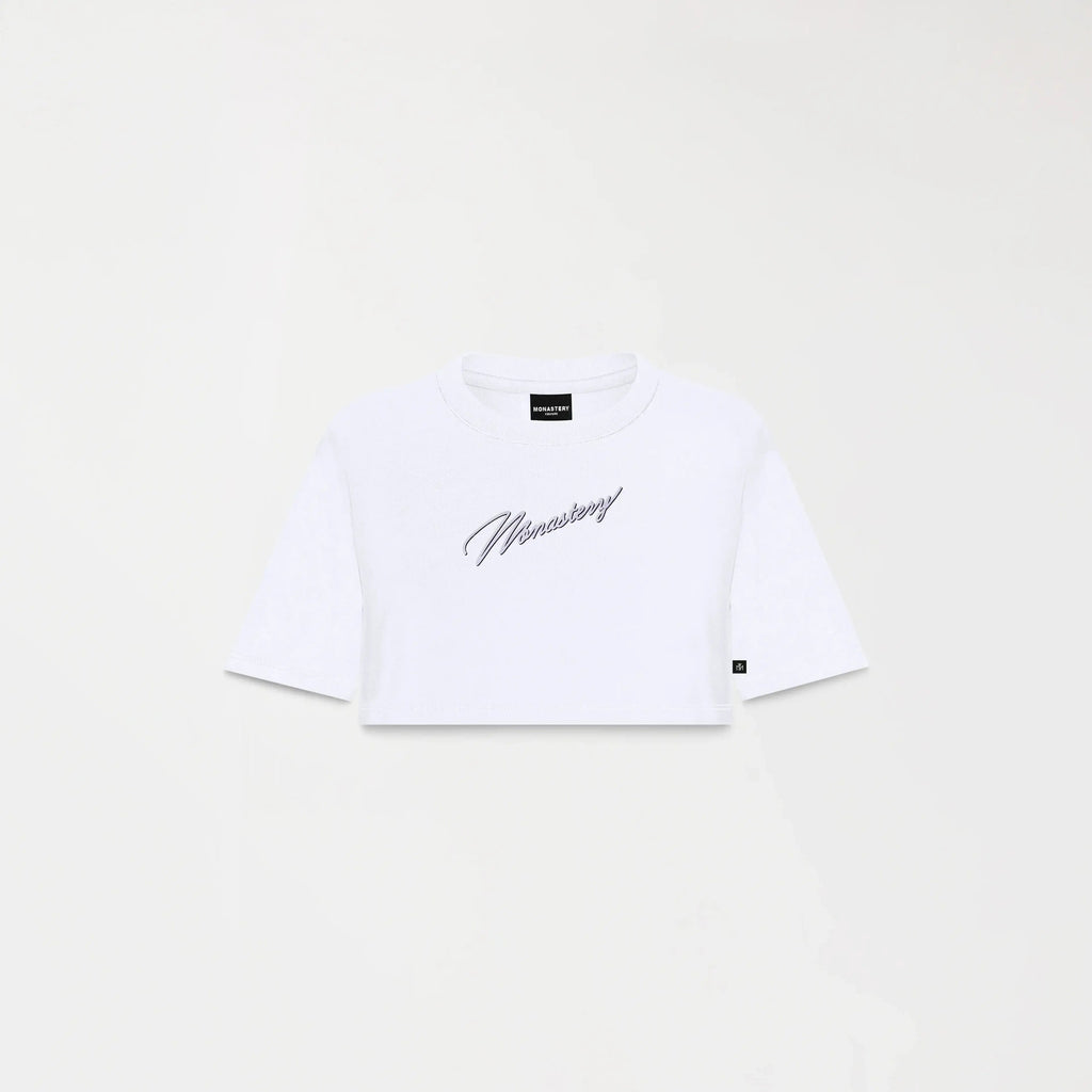 BRET CROP TOP WOMEN WHITE - Monastery | Tienda Oficial Colombia