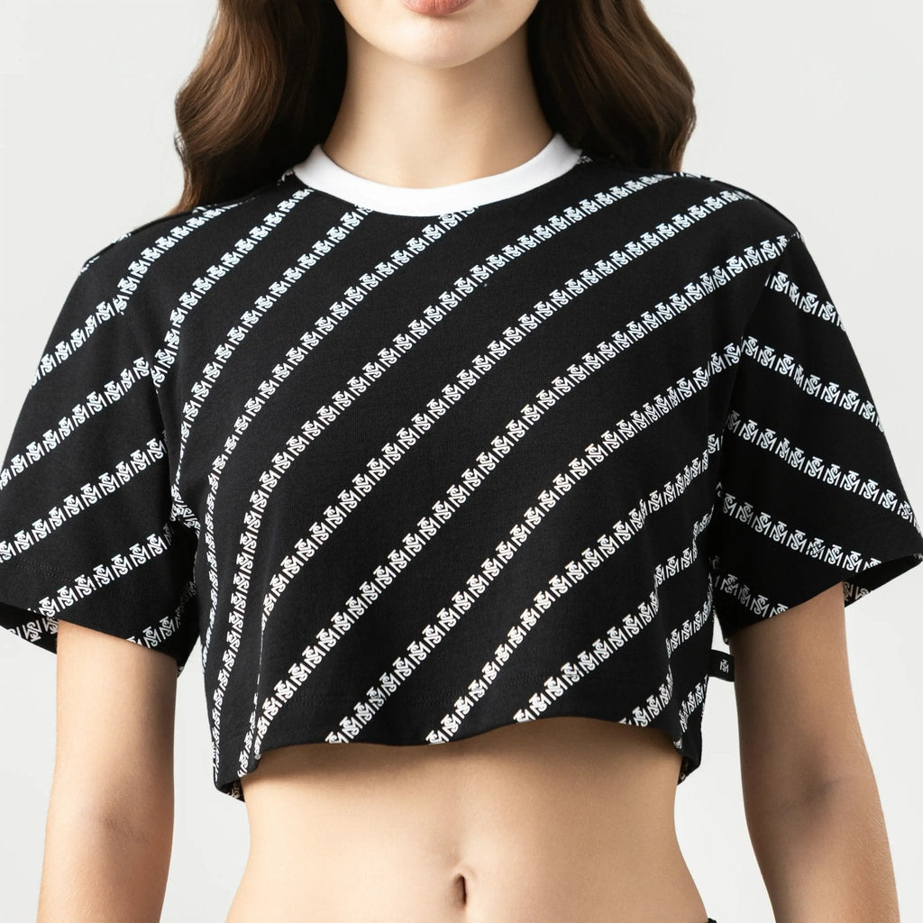 BRITANIA CROP TOP WOMEN BLACK - Monastery | Tienda Oficial Colombia