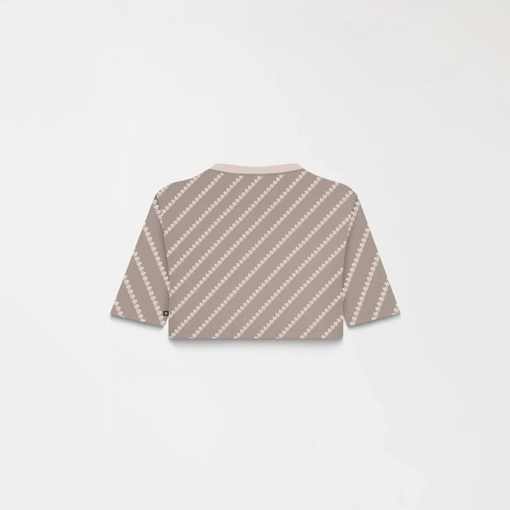 BRITANIA CROP TOP WOMEN TAUPE GRAY - Monastery | Tienda Oficial Colombia