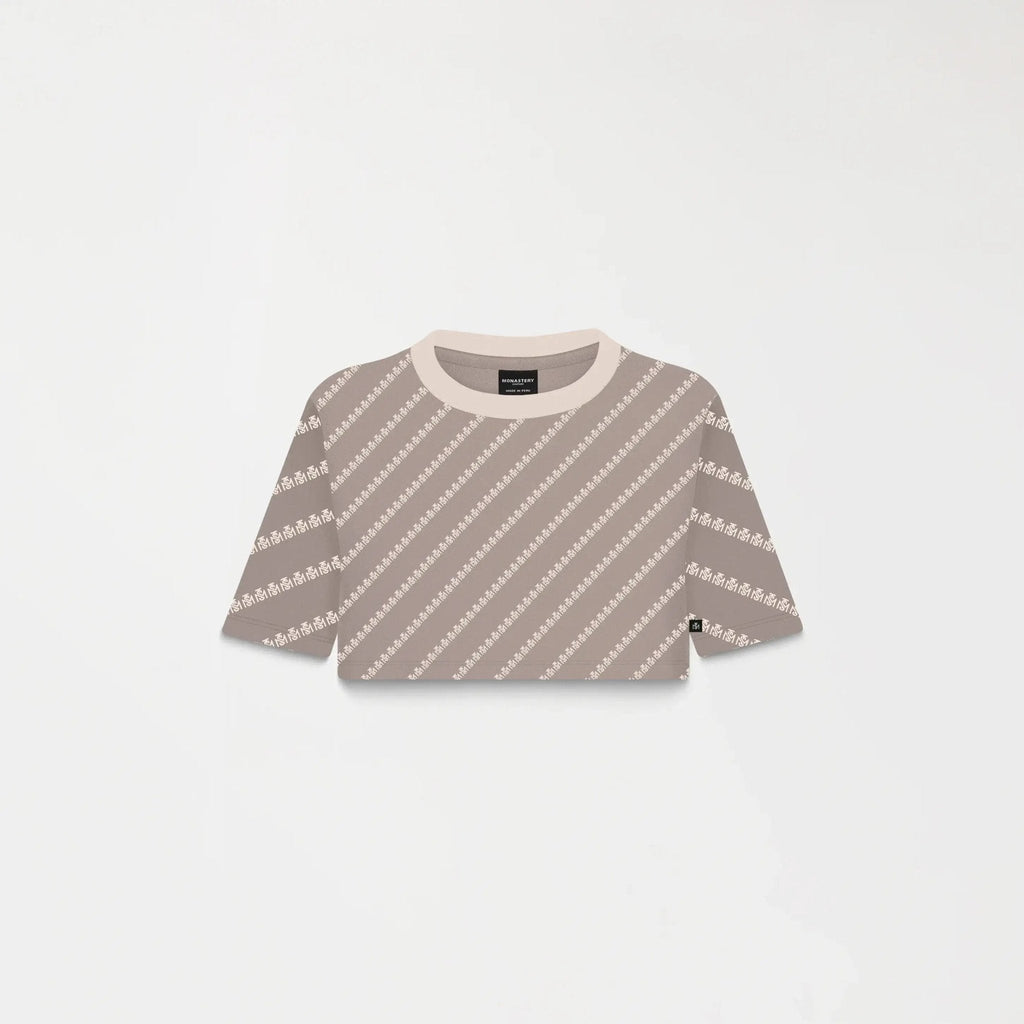 BRITANIA CROP TOP WOMEN TAUPE GRAY - Monastery | Tienda Oficial Colombia