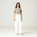 BRITANIA CROP TOP WOMEN TAUPE GRAY - Monastery | Tienda Oficial Colombia