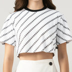 BRITANIA CROP TOP WOMEN WHITE - Monastery | Tienda Oficial Colombia