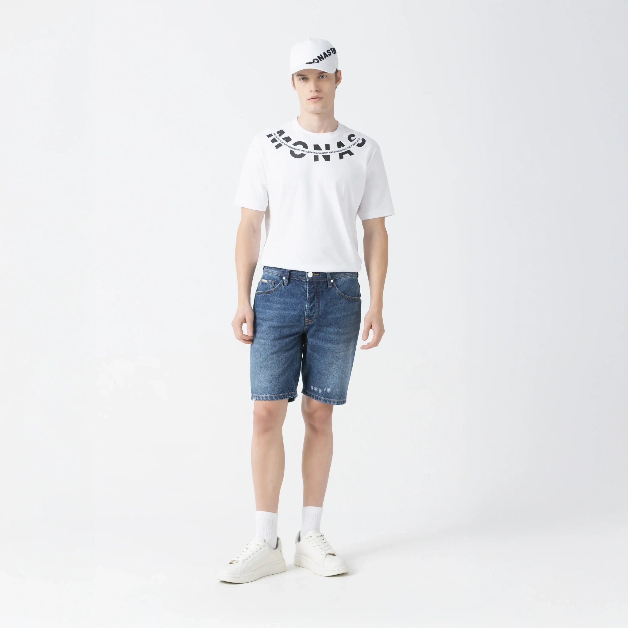 BROOME DENIM SHORT MEN BLUE DENIM - Monastery | Tienda Oficial Colombia