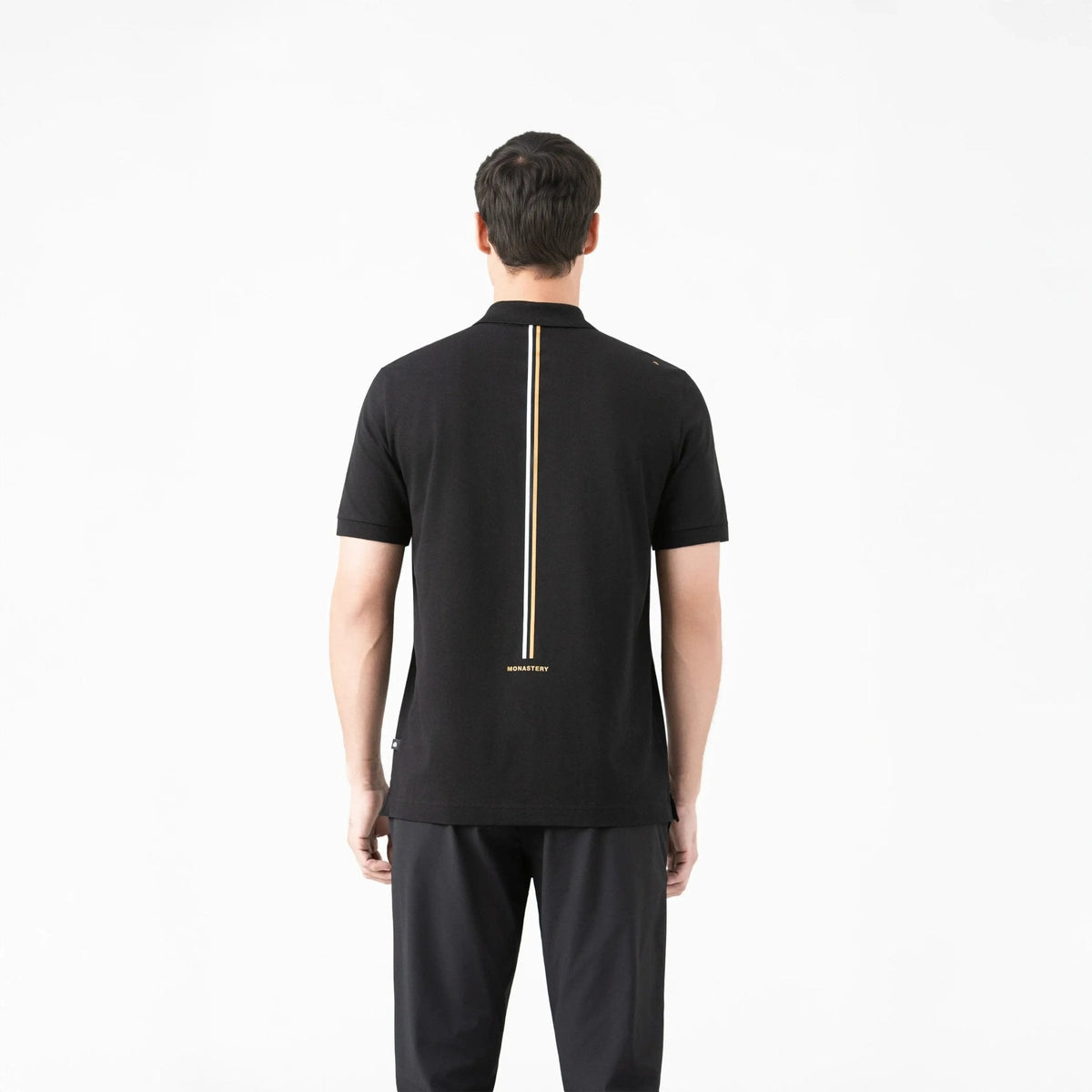 BRUNELLO POLO MEN BLACK - Monastery | Tienda Oficial Colombia