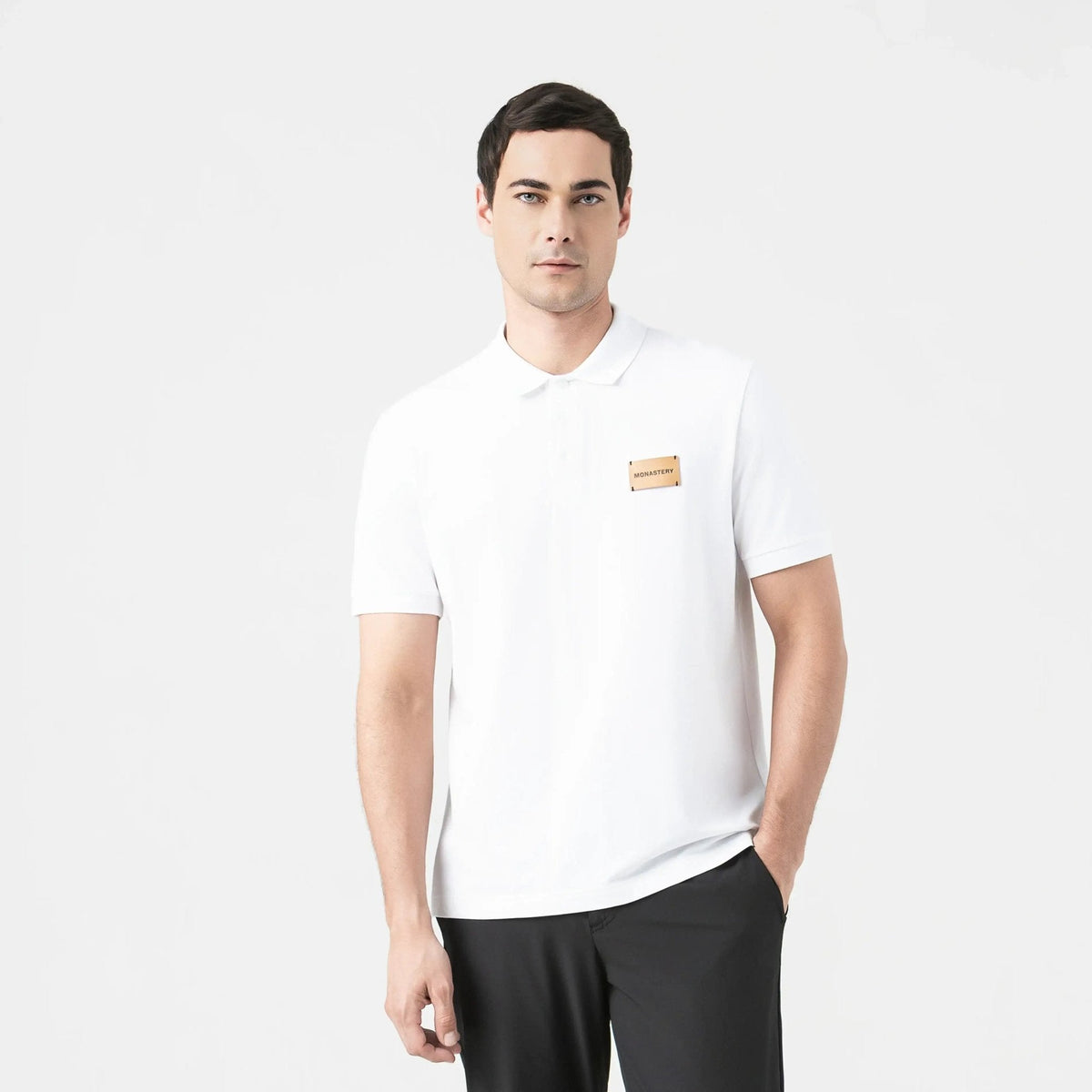 BRUNELLO POLO MEN WHITE - Monastery | Tienda Oficial Colombia