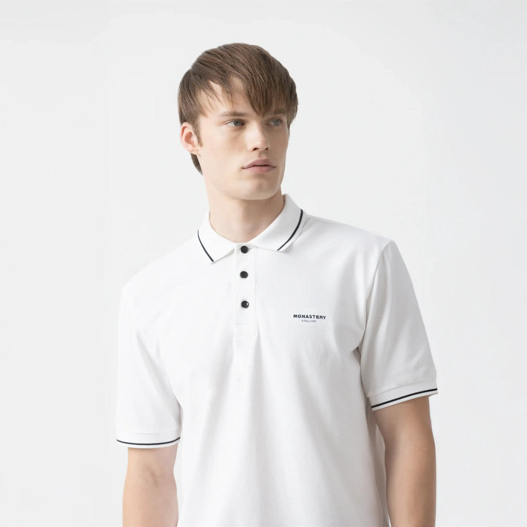 BYRLEY POLO MEN WHITE - Monastery | Tienda Oficial Colombia