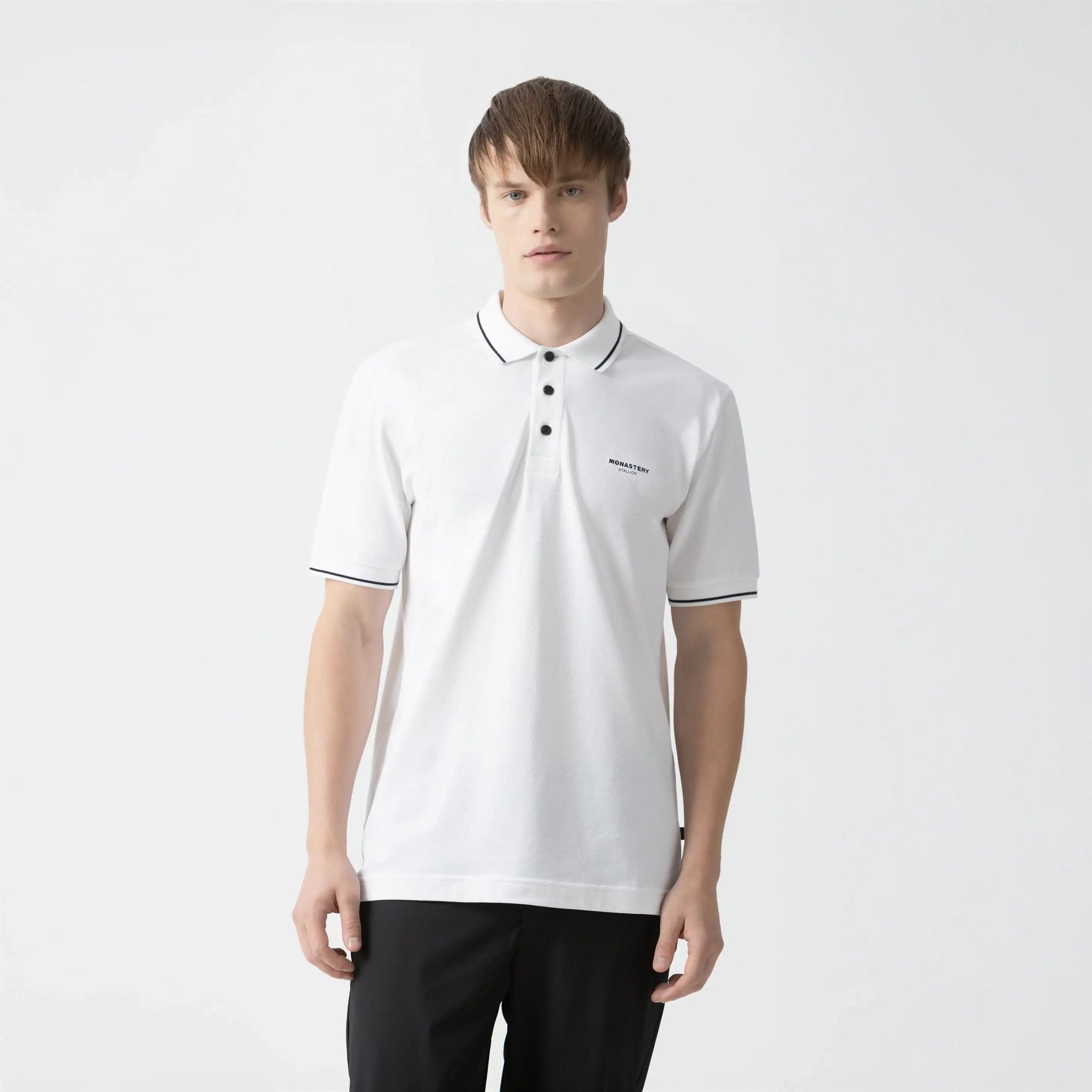 BYRLEY POLO MEN WHITE - Monastery | Tienda Oficial Colombia