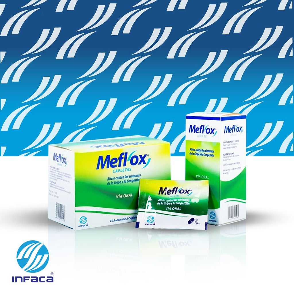 Meflox 5/15/2/500 mg 16 tabs.