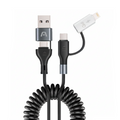 CABLE ARGOM 5FT 4IN1 USBC TO USBC 60W FAST CHARGE BLACK