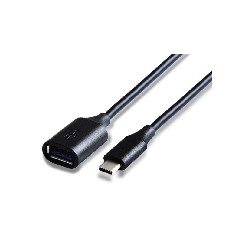 CABLE MYO 6FT USBC TO USB FEMALE BLACK