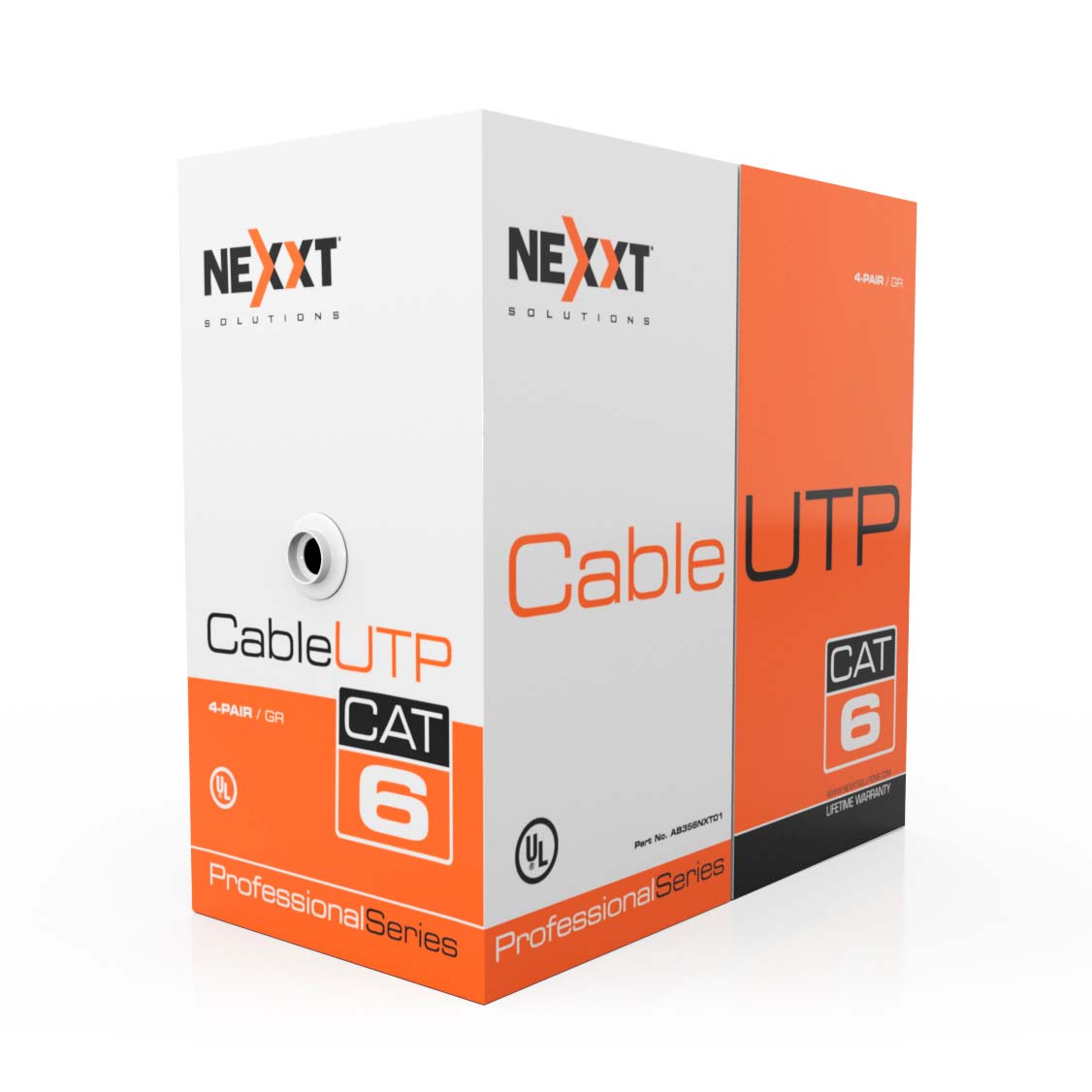 CABLE NEXXT 1000FT PARA RED UTP CAT6 BOX GRAY