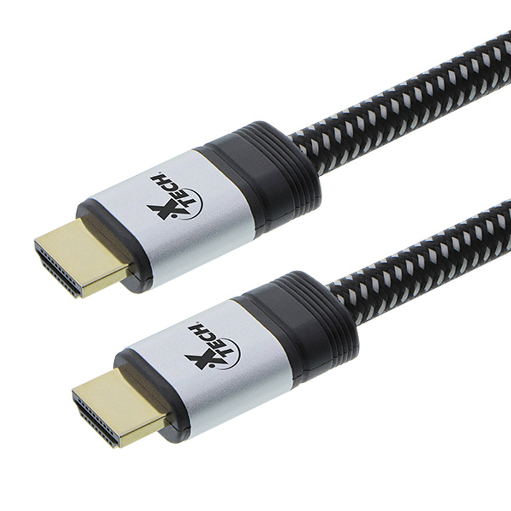 CABLE XTECH 6FT HDMI MALE TO HDMI MALE SPEED BRAIDED