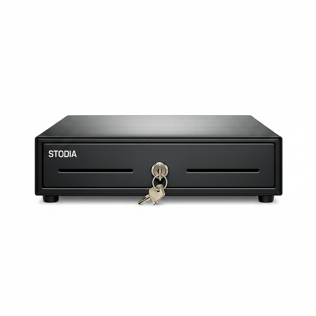 CAJA REGISTRADORA STODIA CR330K 4BILL5COIN3LOCKDRJ11BLACK
