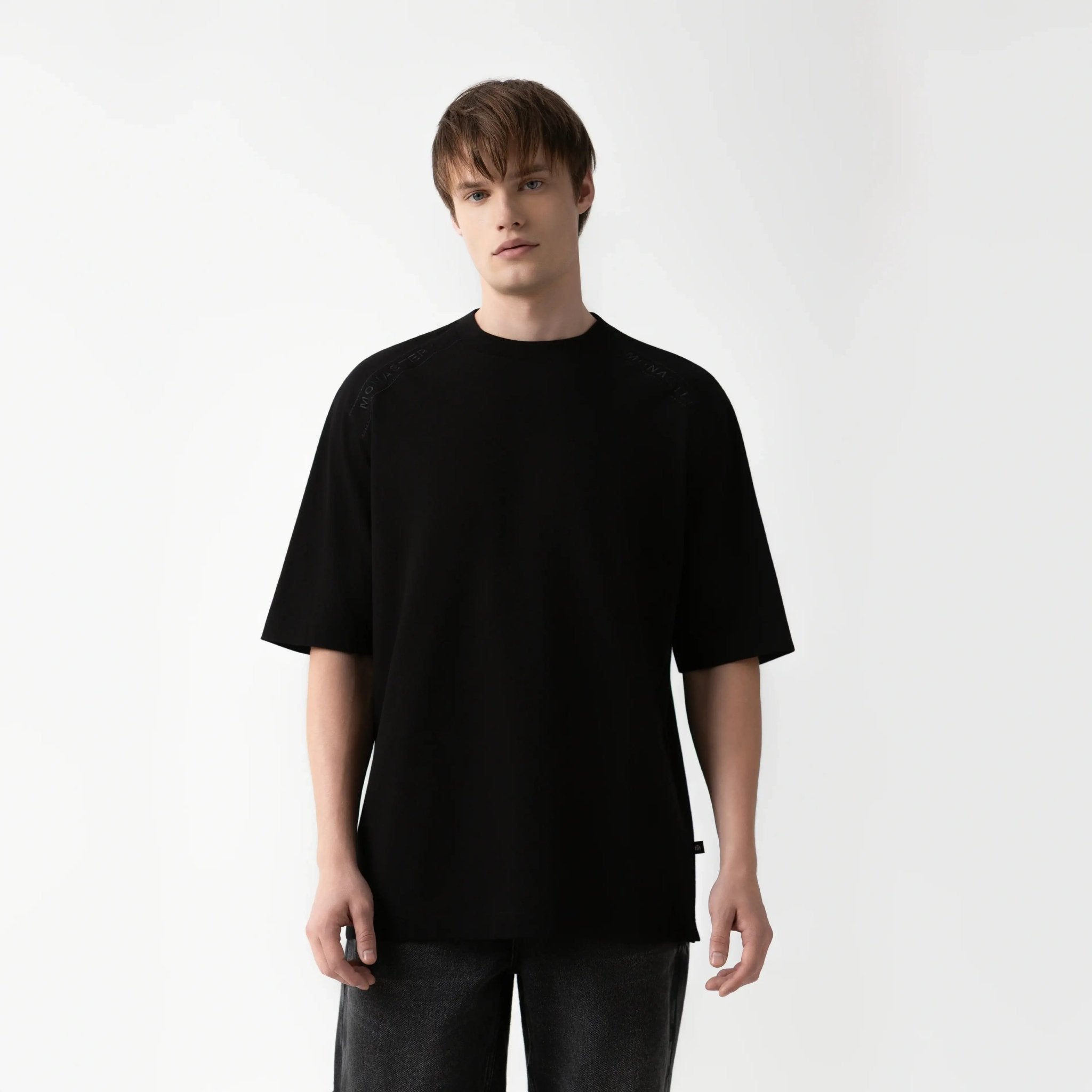 CALDWELL T - SHIRT OVERSIZED MEN BLACK - Monastery | Tienda Oficial Colombia