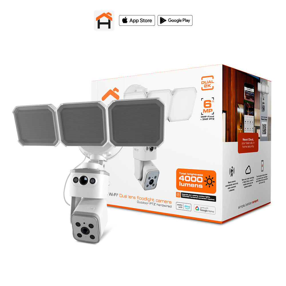 CAMARA SEGURIDAD NEXXT SMART NHCFP50DL FLOODLIGHT DUAL LENS PTZ  FIXED