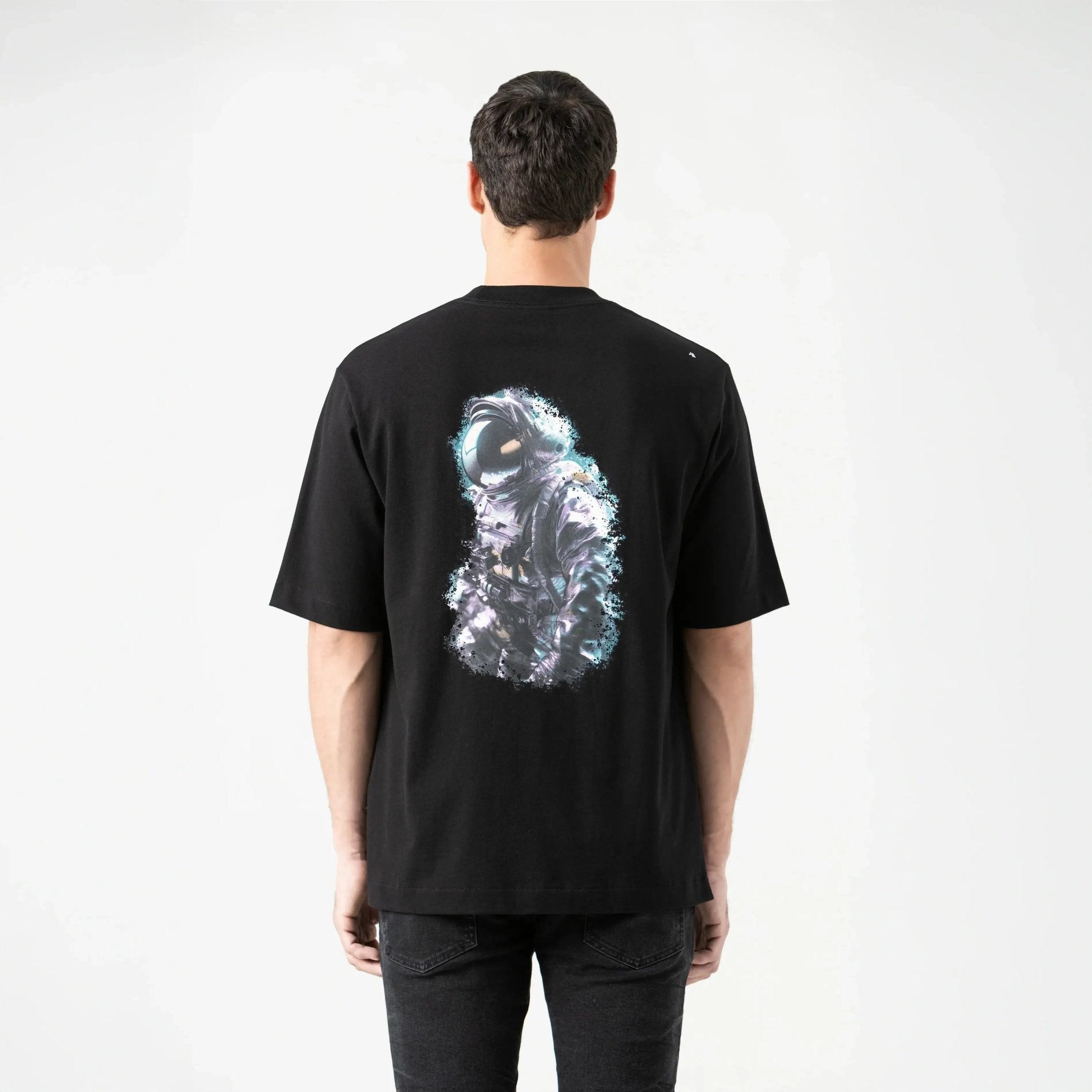 CAPONE T - SHIRT OVERSIZED MEN BLACK - Monastery | Tienda Oficial Colombia