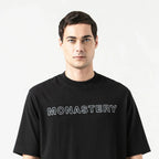 CAPONE T - SHIRT OVERSIZED MEN BLACK - Monastery | Tienda Oficial Colombia