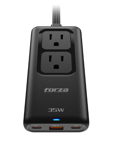 CARGADOR FORZA POWER STRIP USBUSBC 35W 110V220V