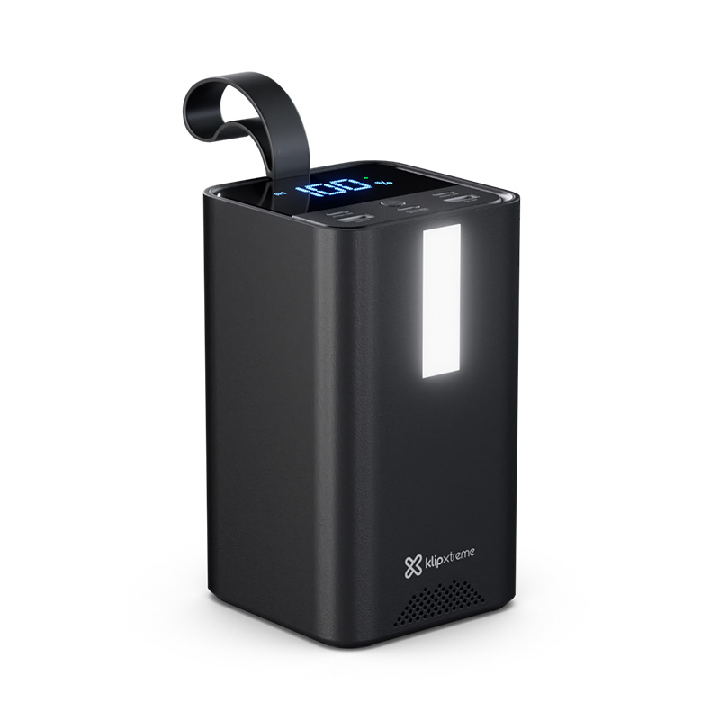 CARGADOR KLIPX POWERCELL APEX RECHARGABLE 100W37VUSBAC BLACK
