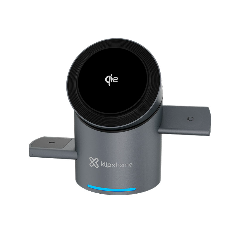 CARGADOR KLIPX POWERDESK SPIN 3IN1 WIRELESS