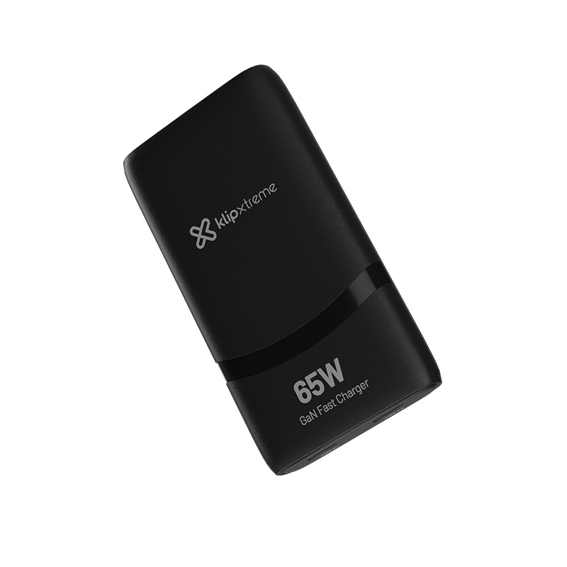 CARGADOR KLIPX POWERWALL SLIM 65W USBC BLACK