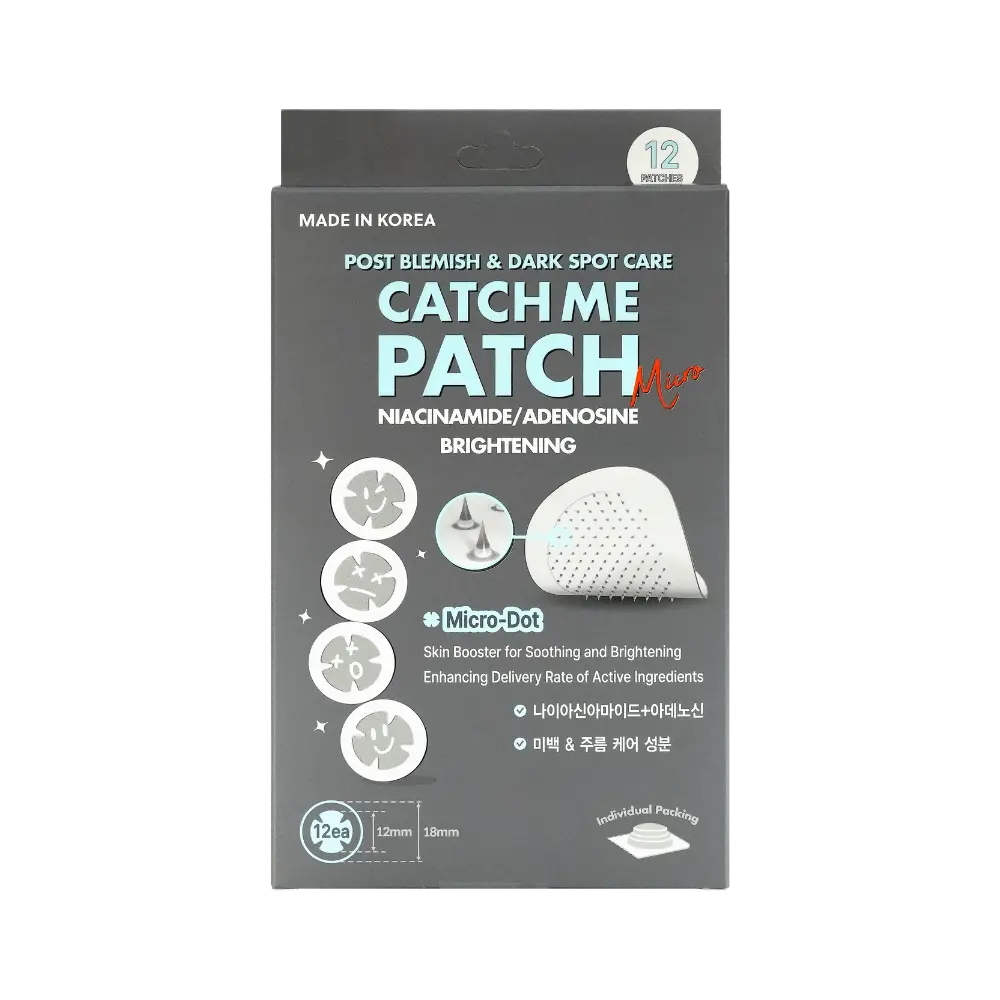 Microparches Corrección de Imperfecciones y Manchas Oscuras CATCH ME Patch Micro Blemish & Dark Spot Care 12 piezas