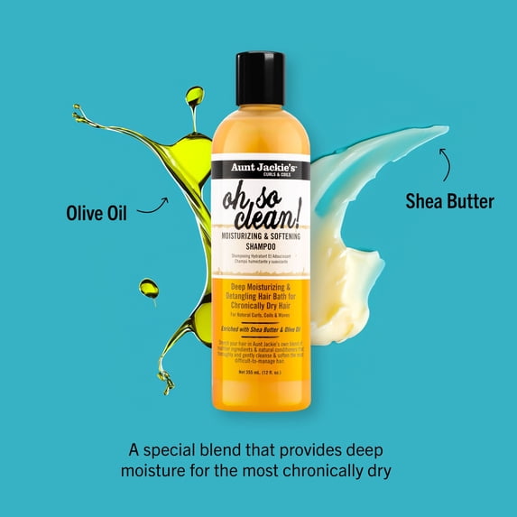 AUNT JACKIE OH SO CLEAN SHAMPOO 12 OZ
