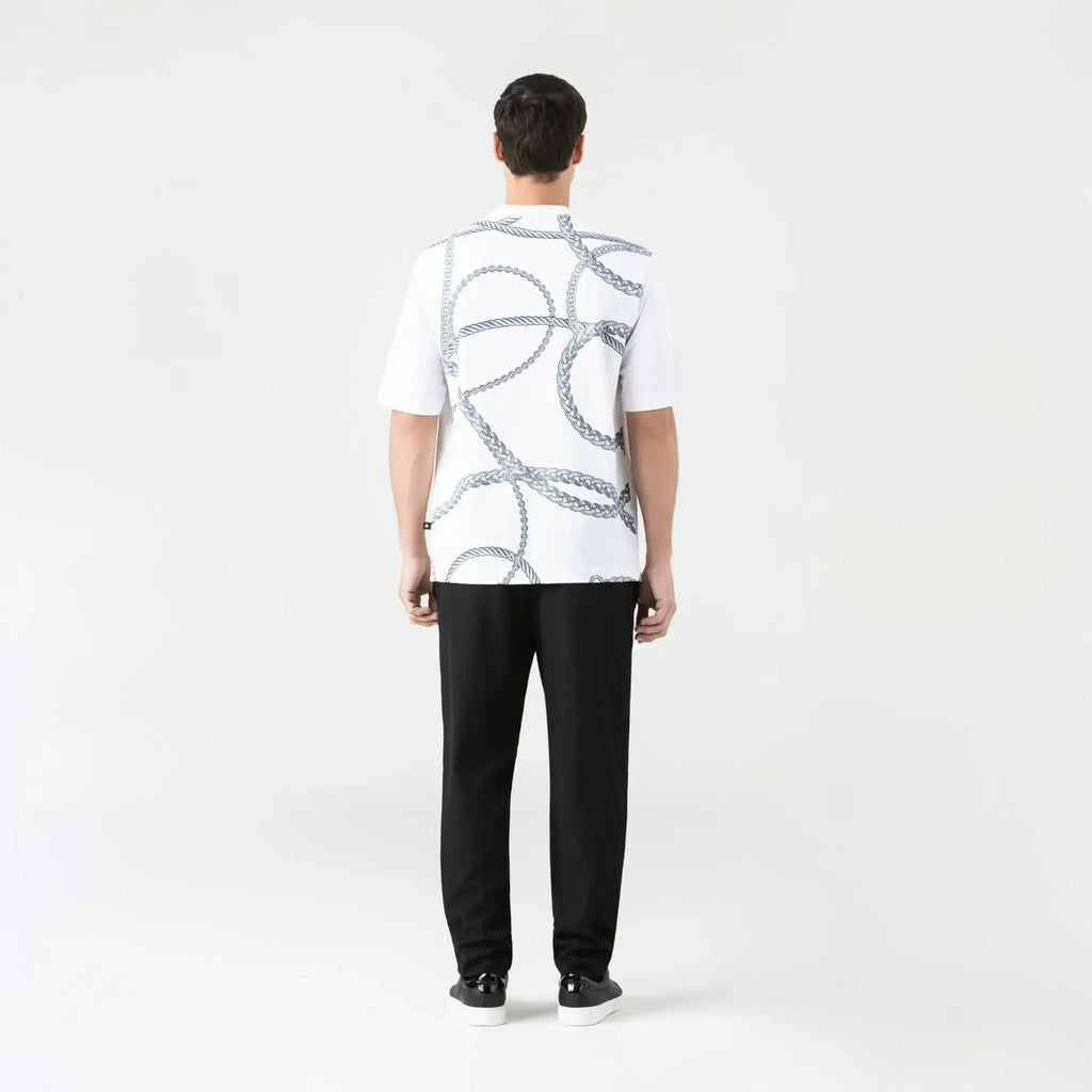 CHAINS T - SHIRT OVERSIZED MEN WHITE - Monastery | Tienda Oficial Colombia