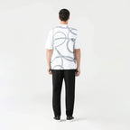CHAINS T - SHIRT OVERSIZED MEN WHITE - Monastery | Tienda Oficial Colombia