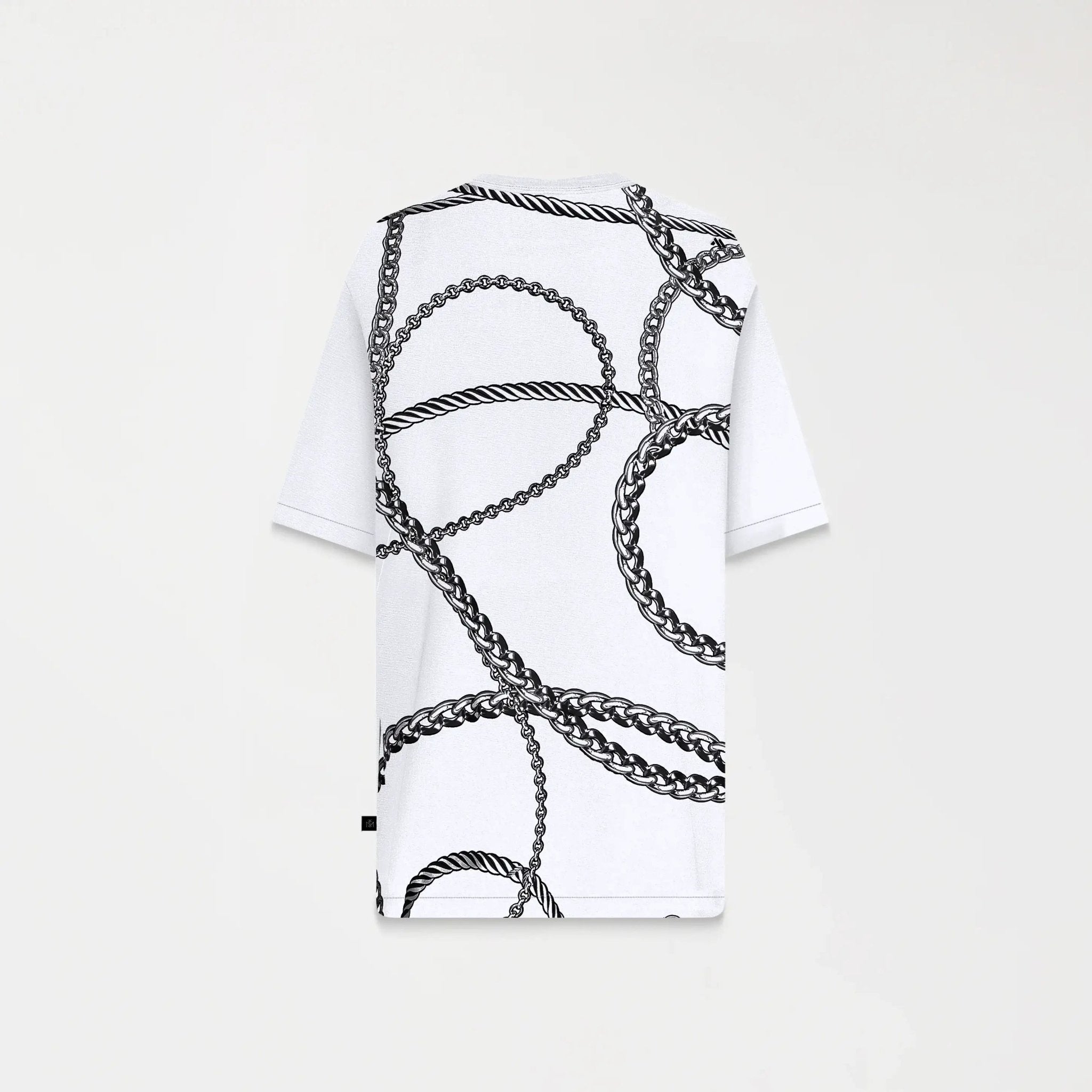 CHAINS T - SHIRT OVERSIZED MEN WHITE - Monastery | Tienda Oficial Colombia