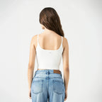 CIARA KNITTED TOP WOMEN WHITE - Monastery | Tienda Oficial Colombia