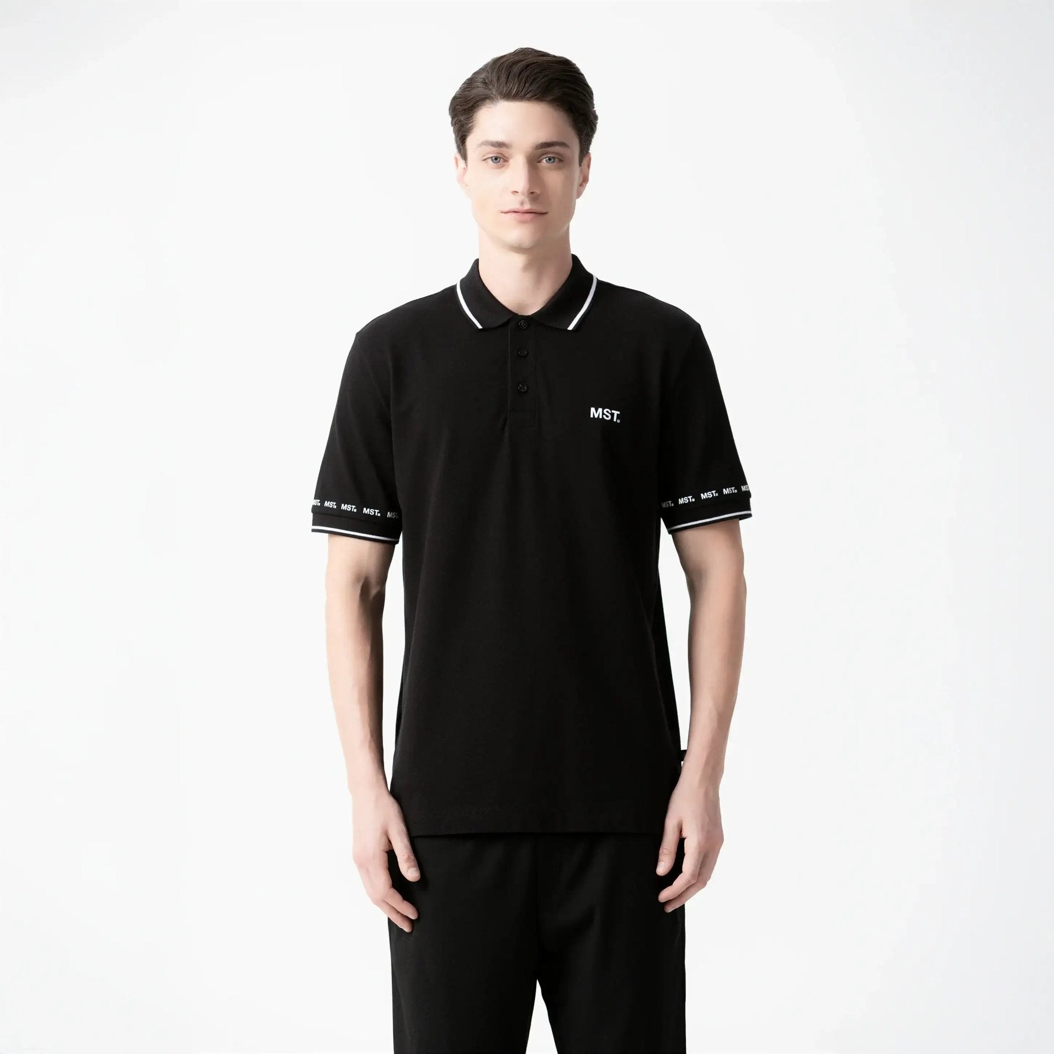 CIATUS POLO MEN BLACK - Monastery | Tienda Oficial Colombia
