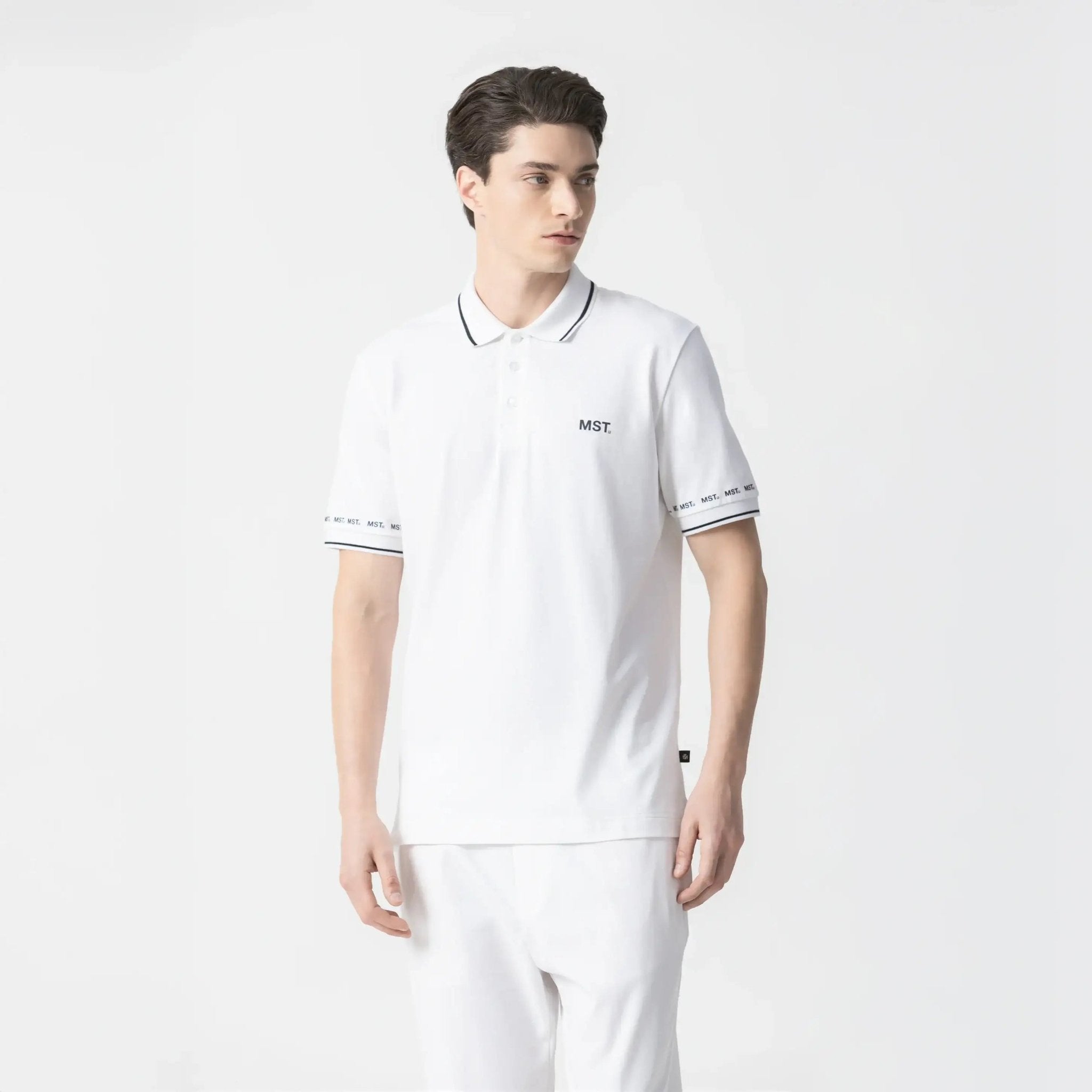 CIATUS POLO MEN WHITE - Monastery | Tienda Oficial Colombia