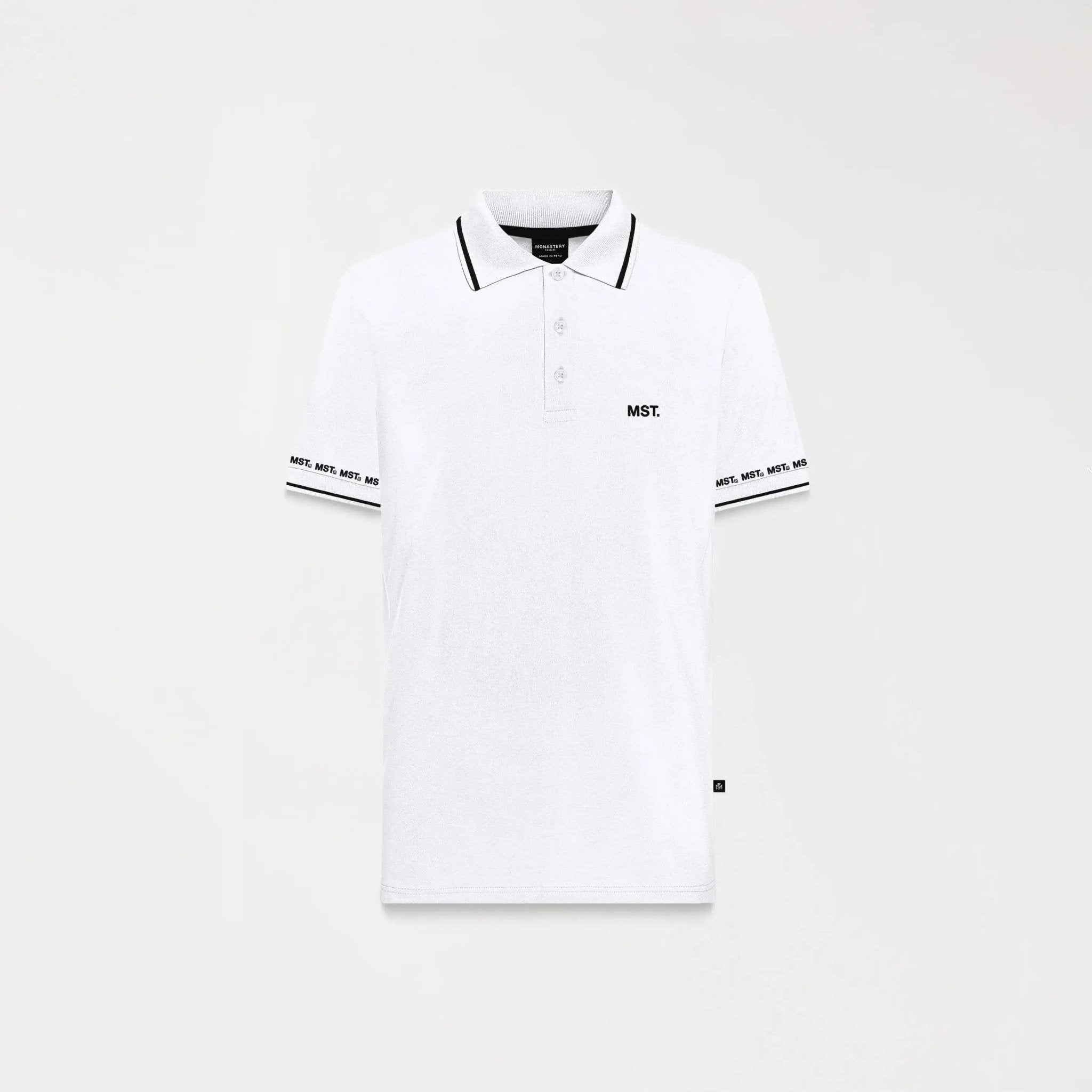 CIATUS POLO MEN WHITE - Monastery | Tienda Oficial Colombia