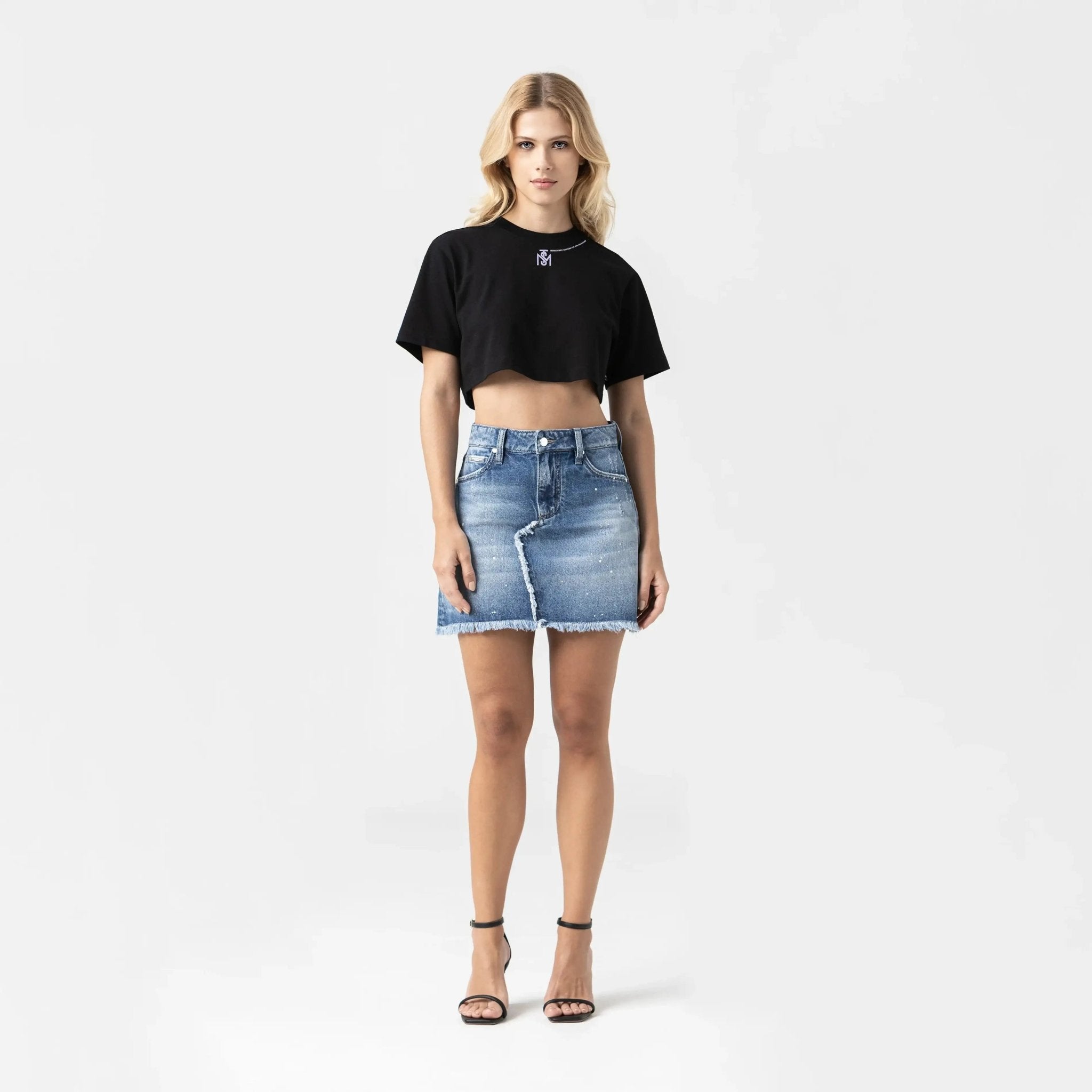 CIGAR CROP TOP WOMEN BLACK - Monastery | Tienda Oficial Colombia