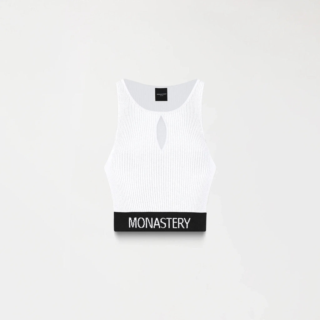 CLAIRE KNITTED TOP WOMEN WHITE - Monastery | Tienda Oficial Colombia