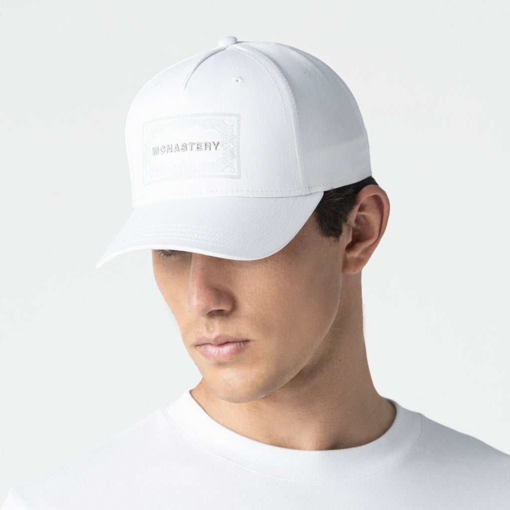 CLARUS CAP UNISEX WHITE U - Monastery | Tienda Oficial Colombia