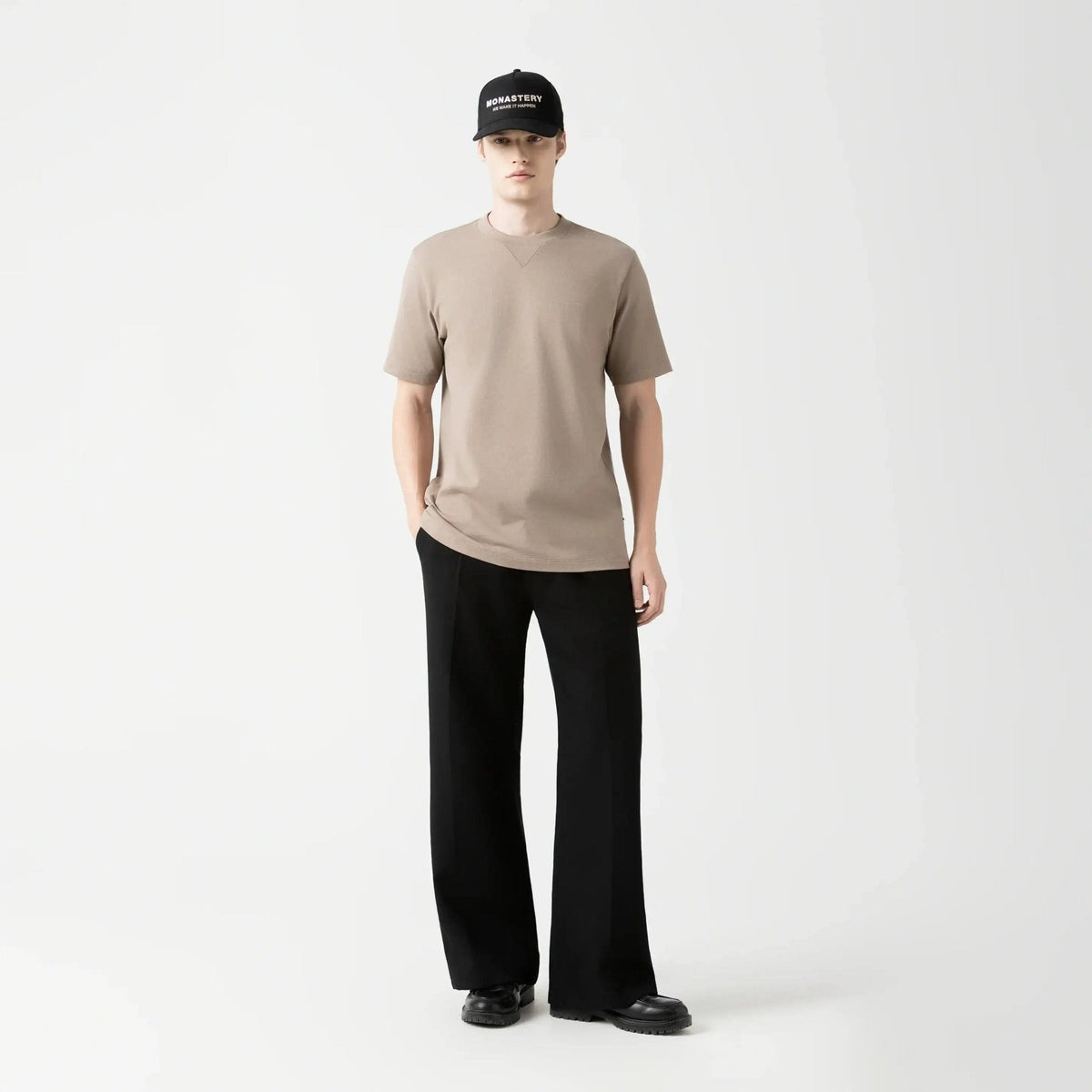 CLYDE T - SHIRT MEN TAUPE GRAY - Monastery | Tienda Oficial Colombia