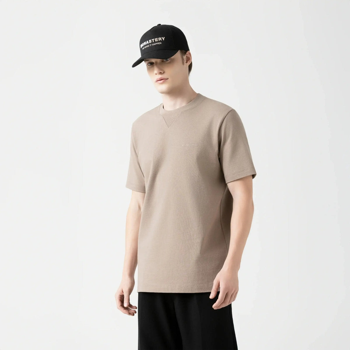 CLYDE T - SHIRT MEN TAUPE GRAY - Monastery | Tienda Oficial Colombia
