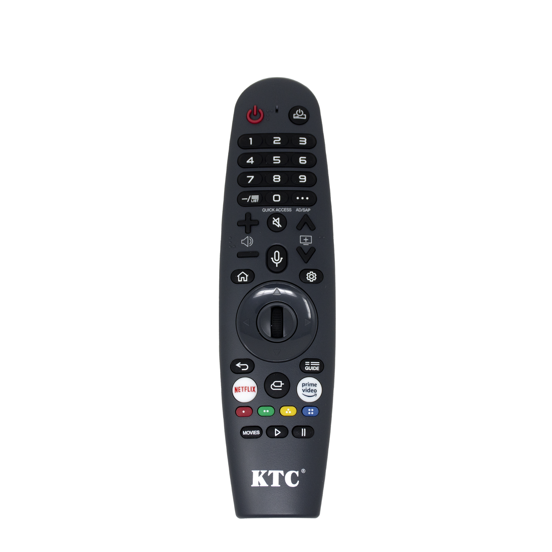 CONTROL REMOTO KTC PARA TV SMART WEB OS 65FU55FUMR20GA