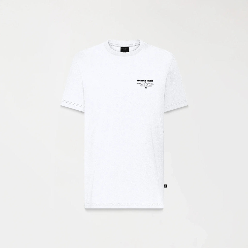 CRACKER 1 T-SHIRT MEN WHITE - Monastery | Tienda Oficial Colombia