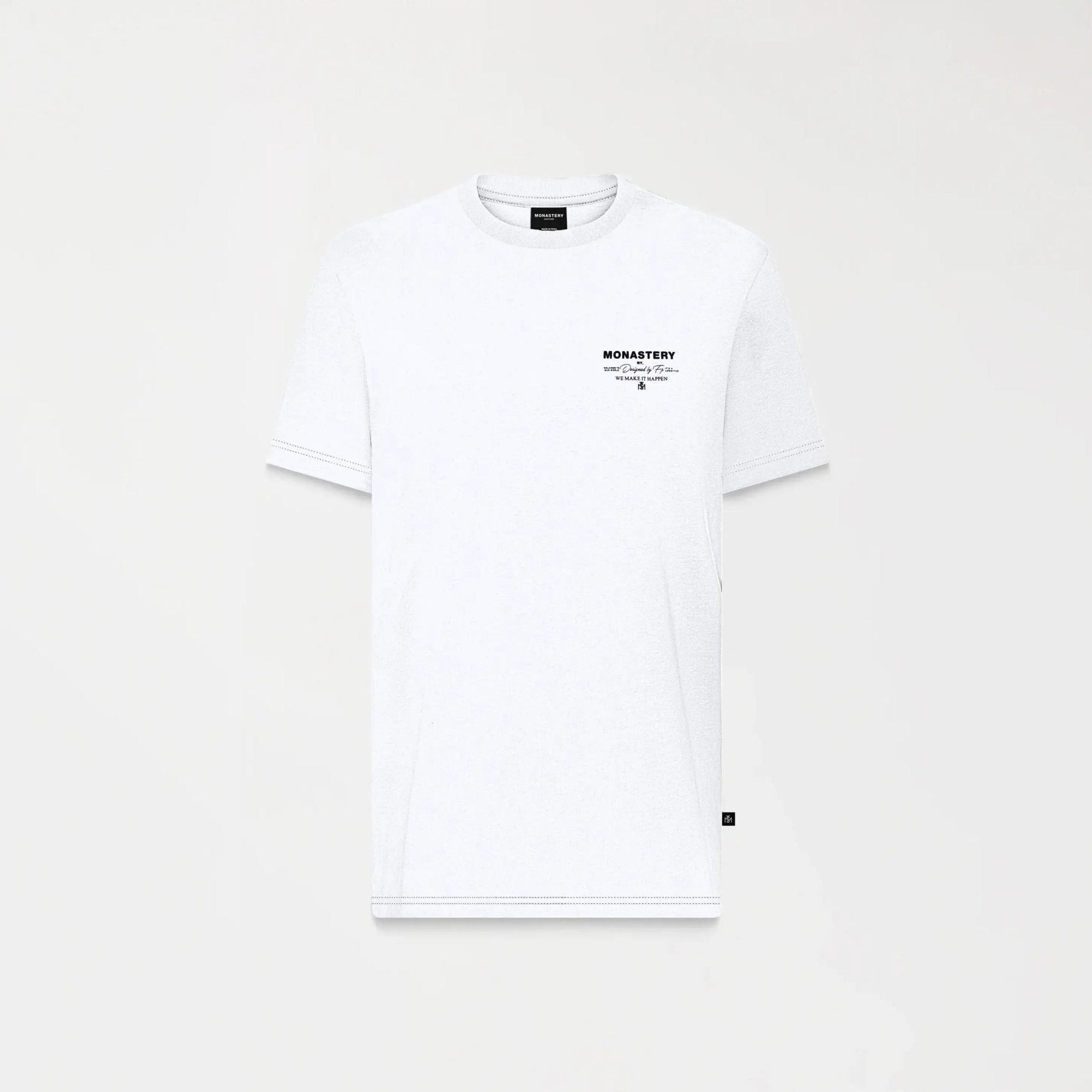 CRACKER 1 T-SHIRT MEN WHITE - Monastery | Tienda Oficial Colombia