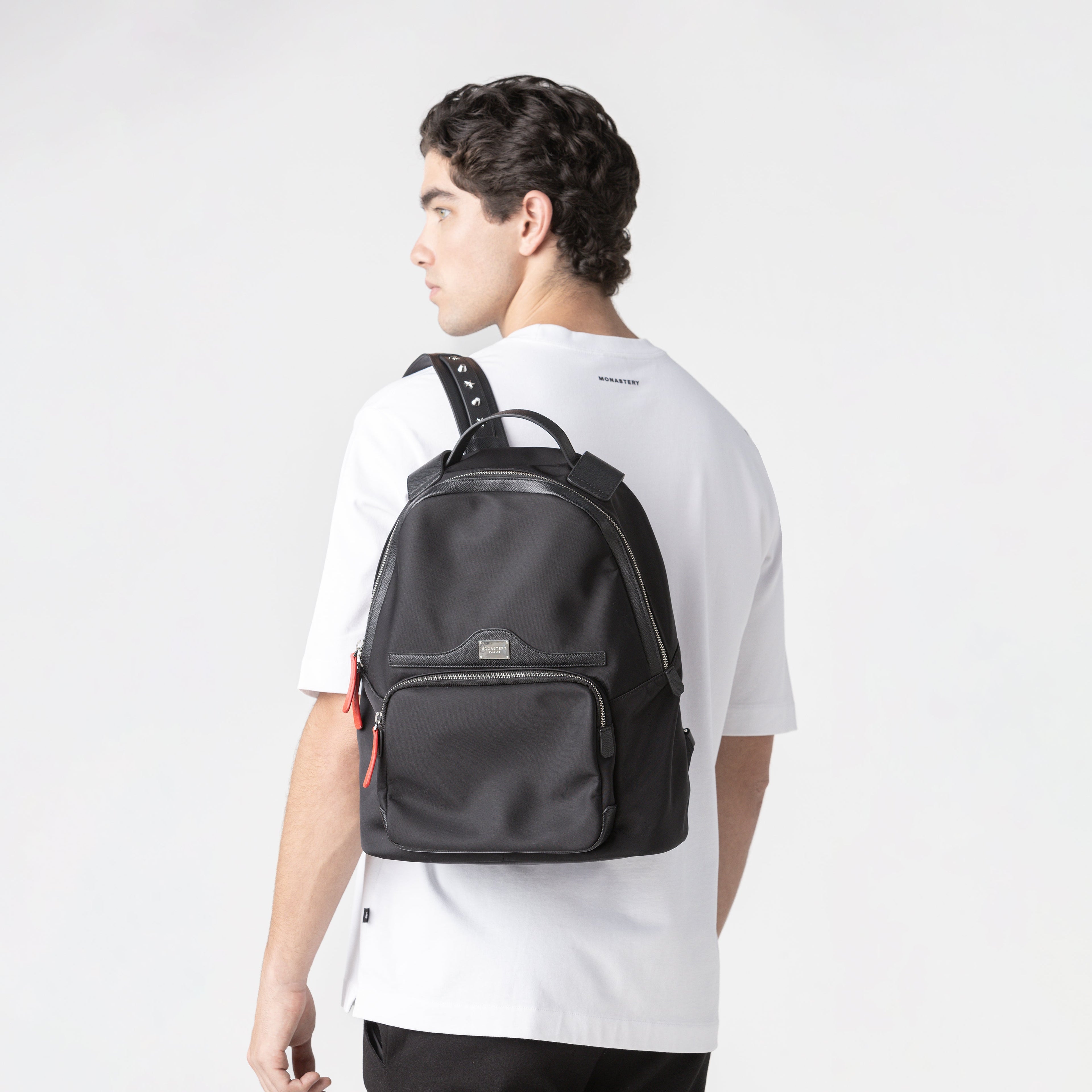 DAMIAN BACK PACK UNISEX BLACK - Monastery | Tienda Oficial Colombia
